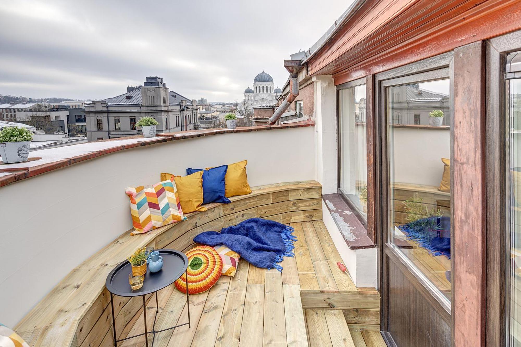 Funky Penthouse City Center Kaunas Ngoại thất bức ảnh